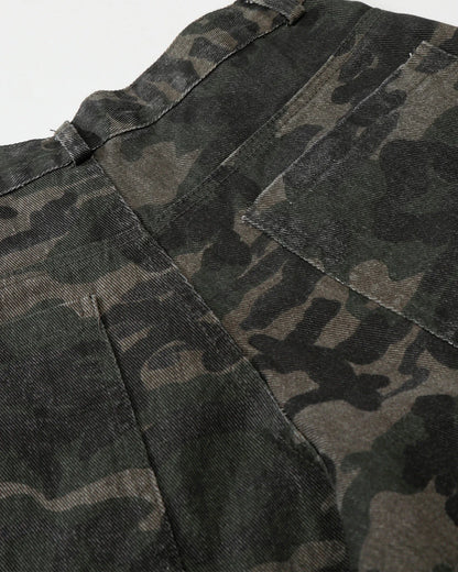 Multi Pockets Camo Cargo Pants | LCDEGO Streetwear
