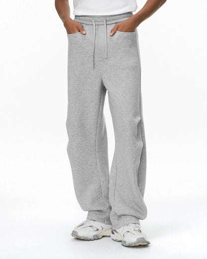 Solid Color Fleece Barrel Sweatpant | LCDEGO Streetwear