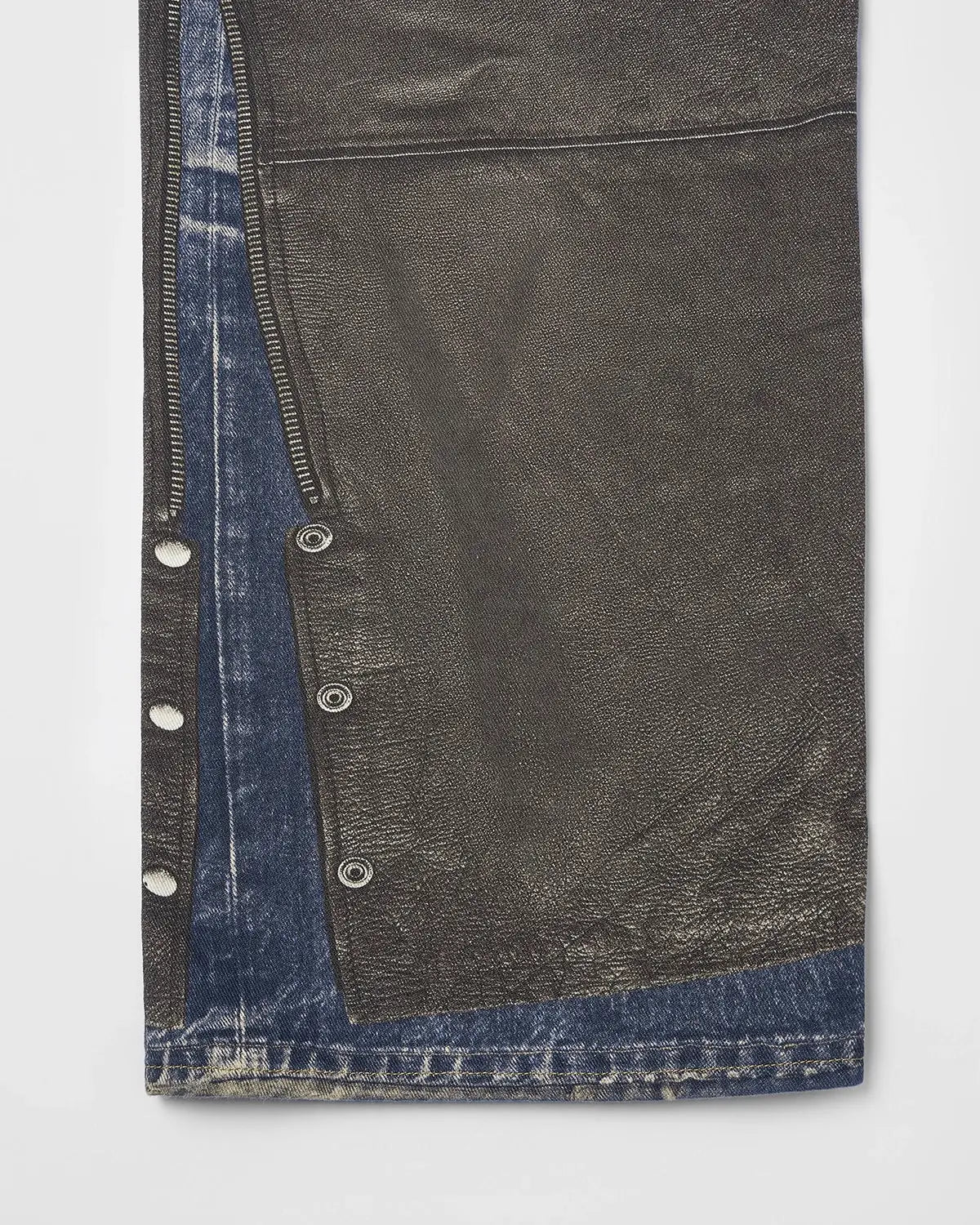 Colorblock Digital Printing Cotton Jeans | LCDEGO Streetwear