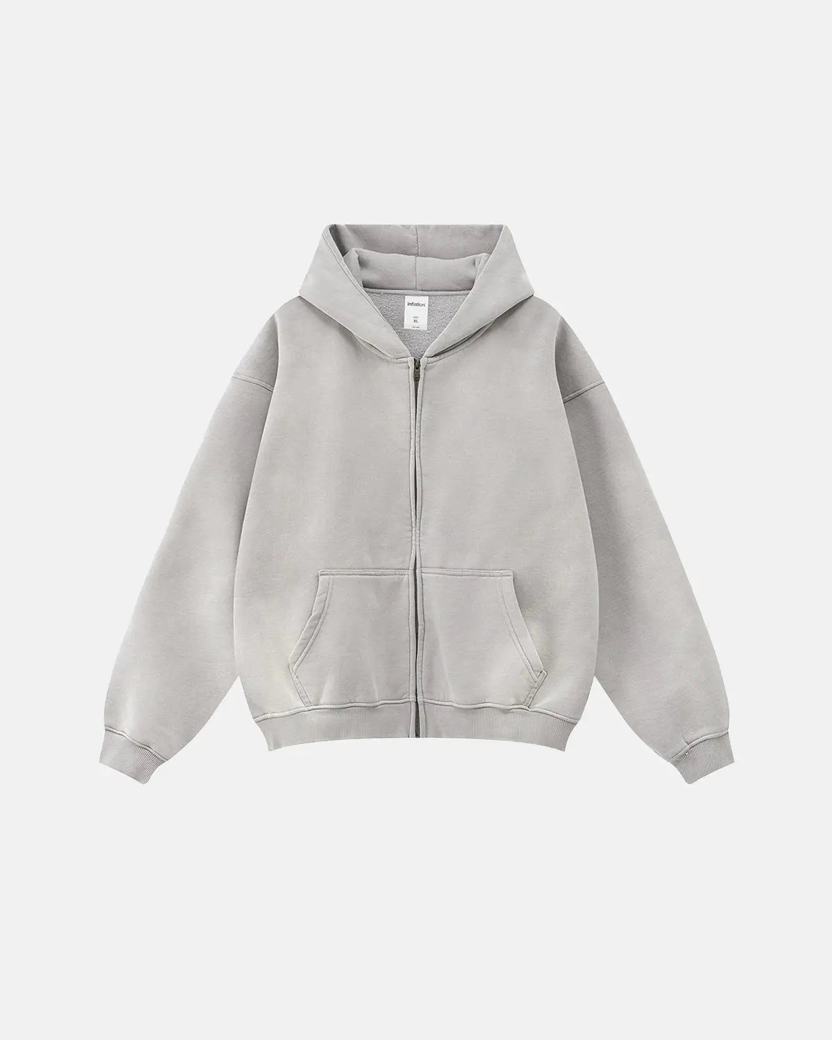 Acid Washed Zip Up Hoodies | LCDEGO Streetwear