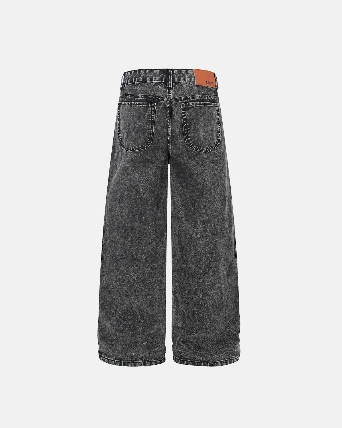 Vintage Washed Baggy Utility Jeans | LCDEGO Streetwear