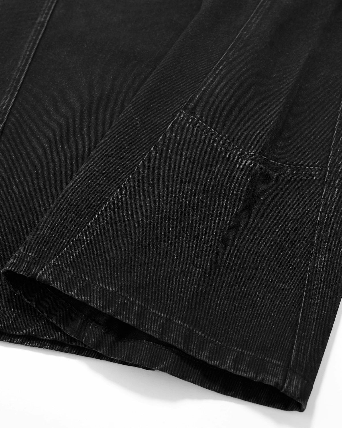 Acid Washed Black Barrel Jeans | LCDEGO Streetwear