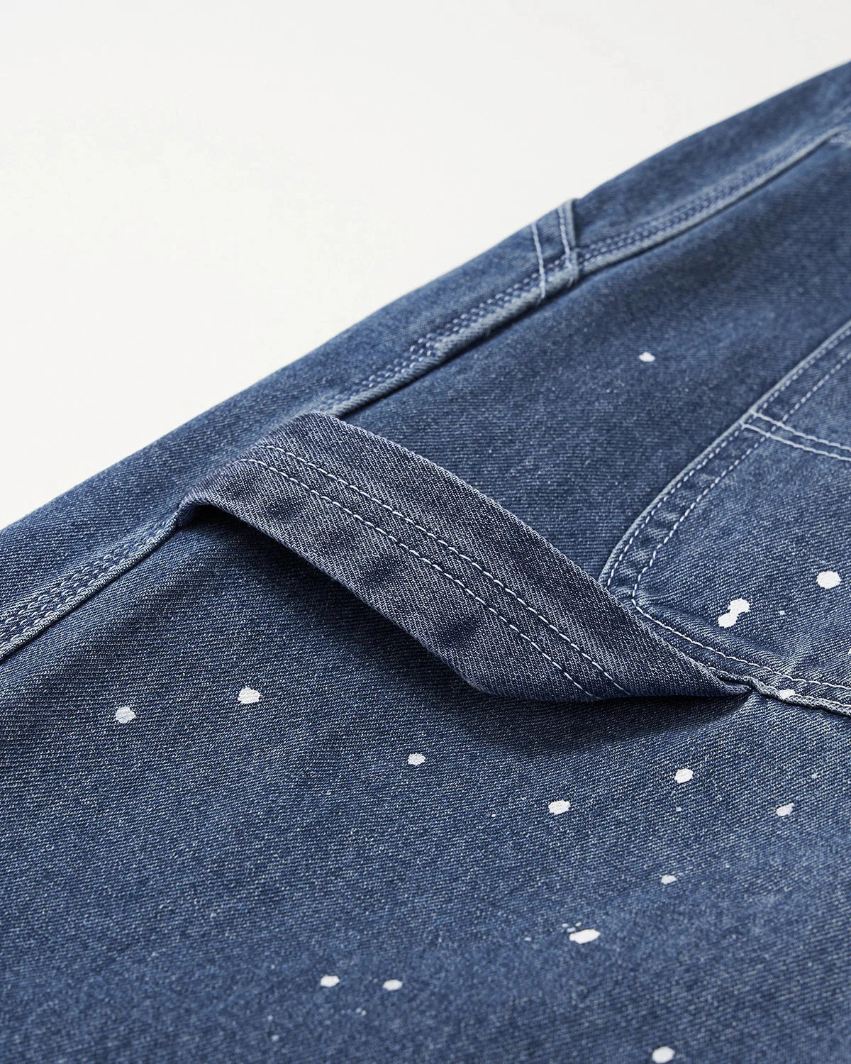 Splash Ink Print Straight Leg Denim Jeans | LCDEGO Streetwear