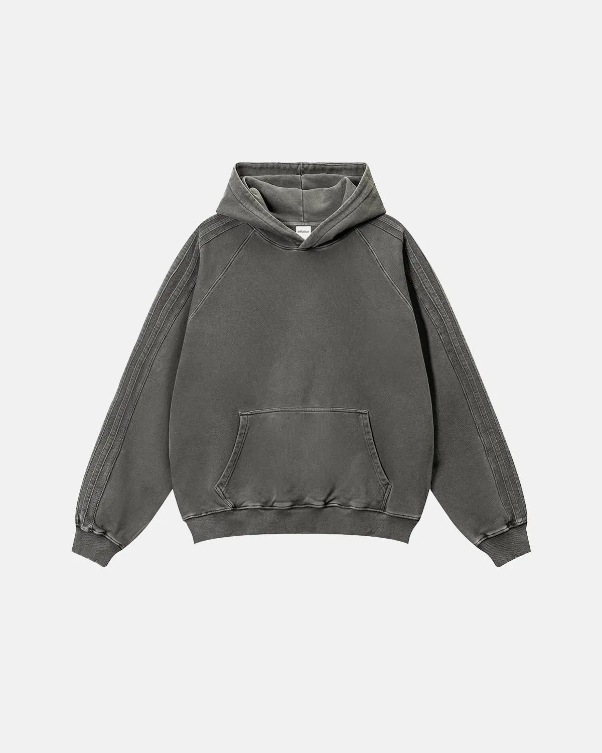 Frayed Seam Acid Wash Hoodies | LCDEGO Streetwear