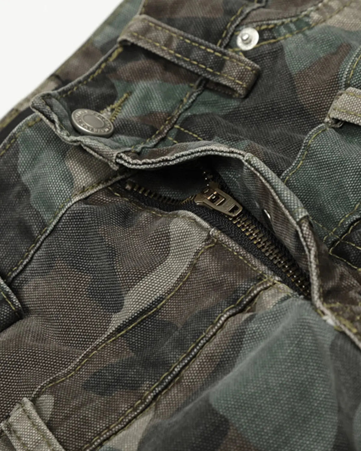 Double Waist Camo Cargo Pants | LCDEGO Streetwear