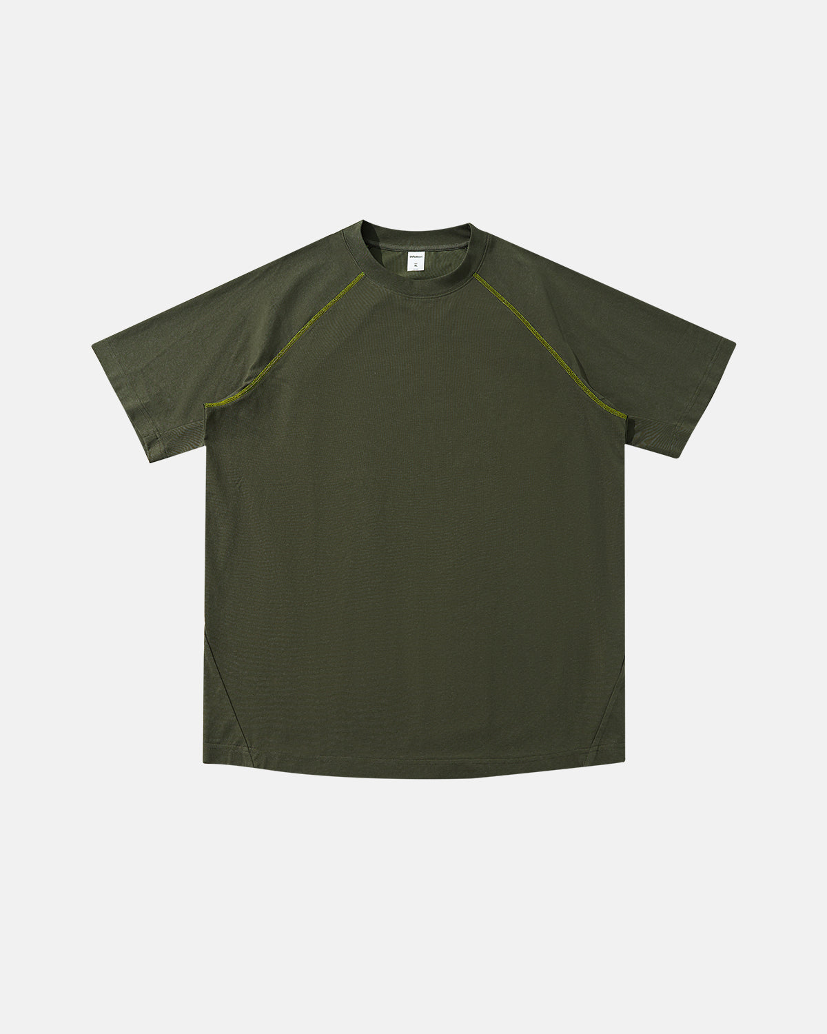Contrast Color Stiching Stretch T-shirt | LCDEGO Streetwear