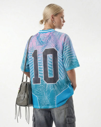 Oversized Mesh Football Jersey | LCDEGO Streetwear