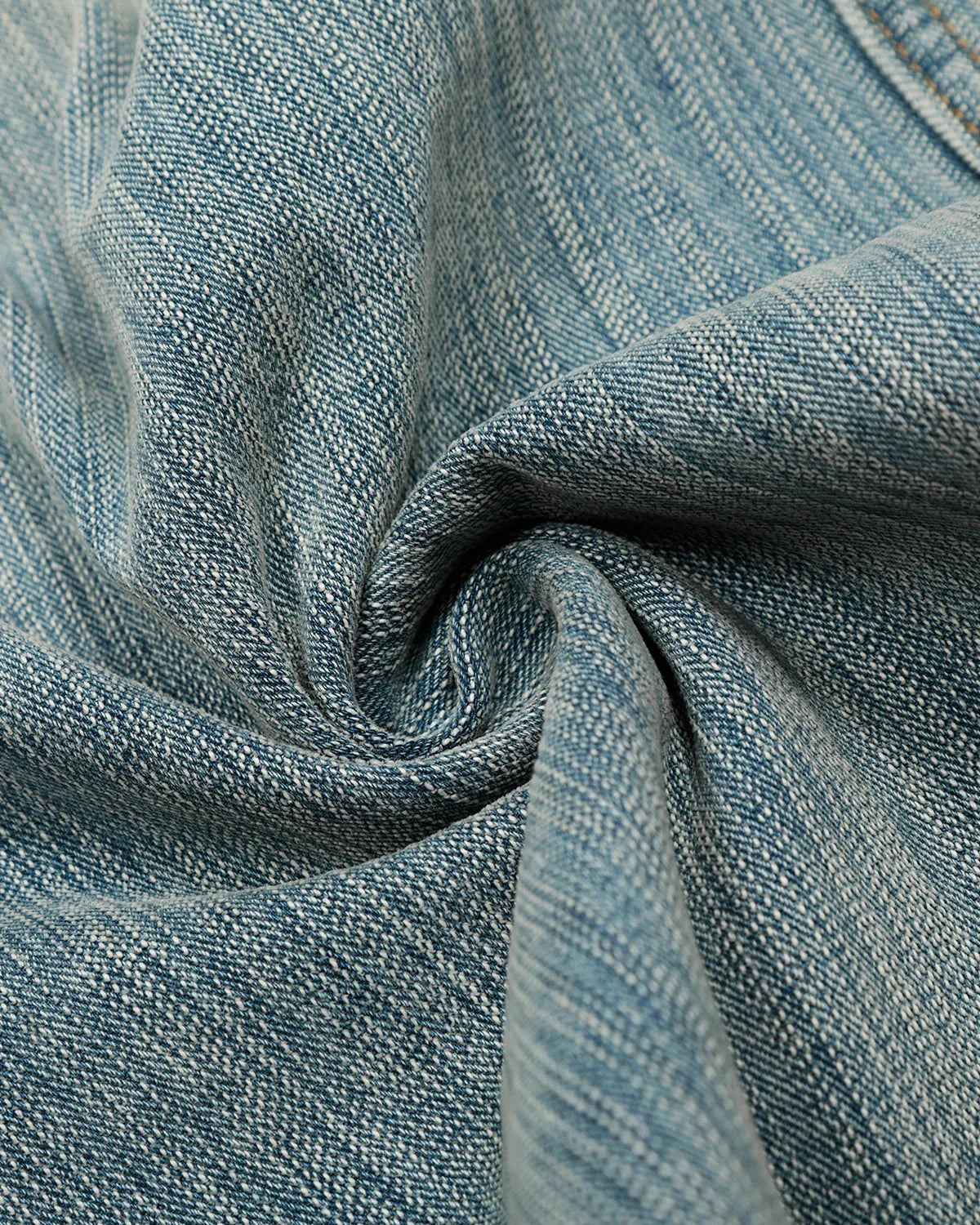 Stitching Bamboo Weave Baggy Jeans | LCDEGO Streetwear