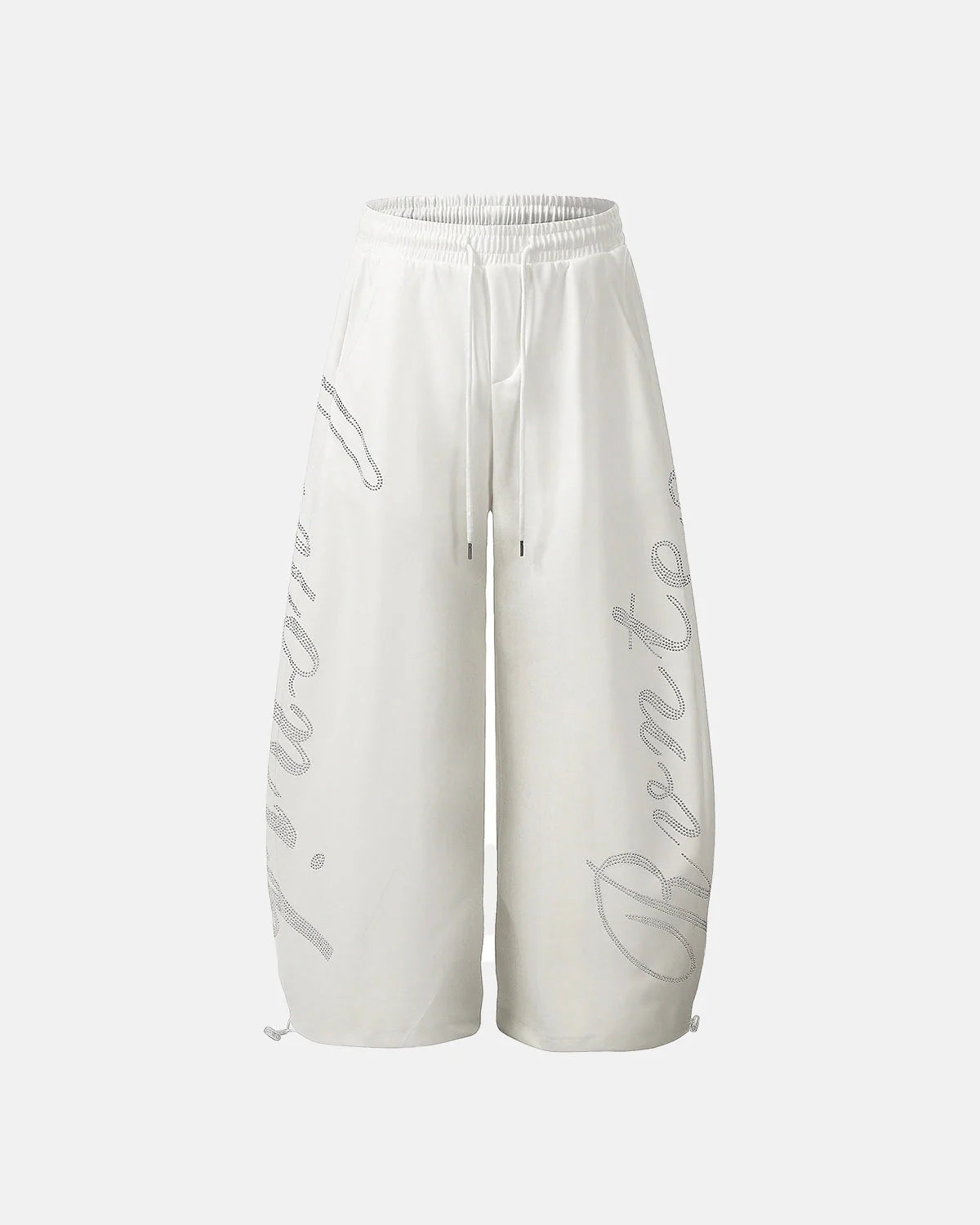 Rhinestone Baggy Joggers | LCDEGO Streetwear