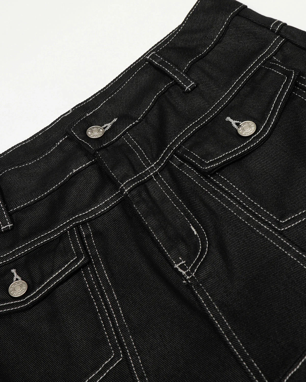 Letter Graphic Cargo Barrel Jeans | LCDEGO Streetwear