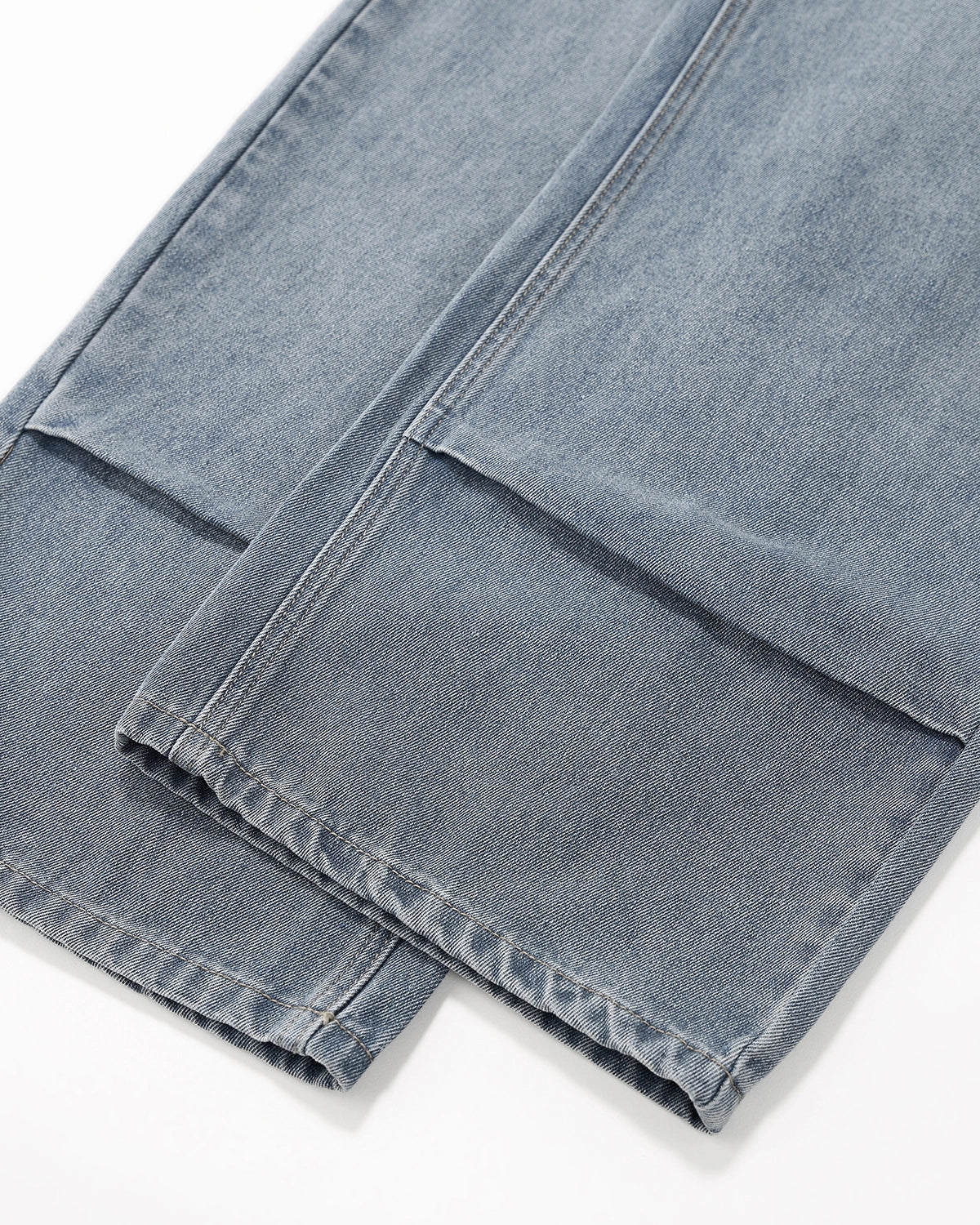 Acid Wash Detachable Bandana Baggy Jeans | LCDEGO Streetwear