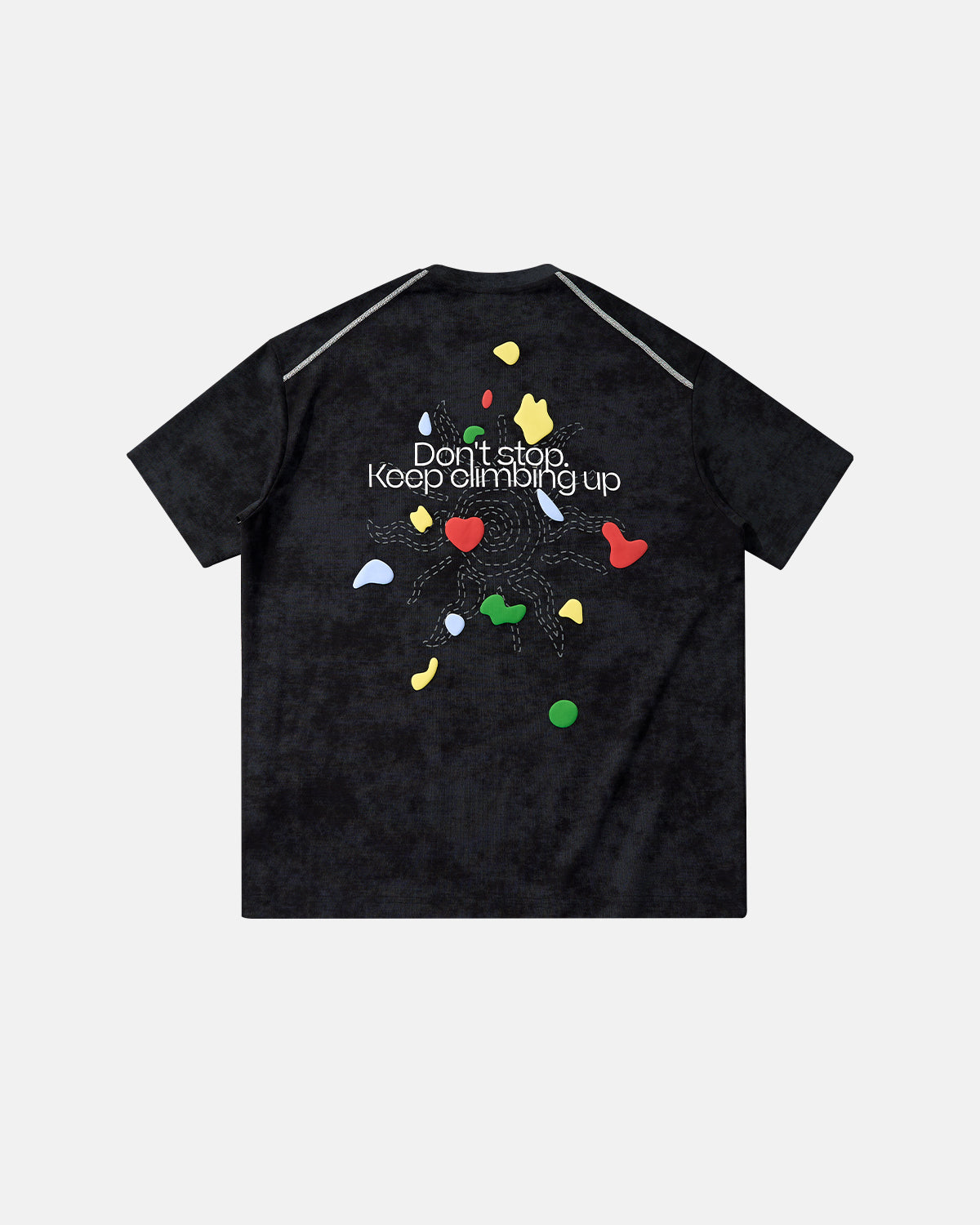 Snow Washed Puff Print T-Shirt | LCDEGO Streetwear
