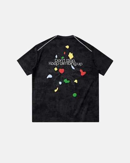 Snow Washed Puff Print T-Shirt | LCDEGO Streetwear