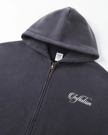 Shiny Rhinestone Acid Wash Hoodies | LCDEGO Streetwear