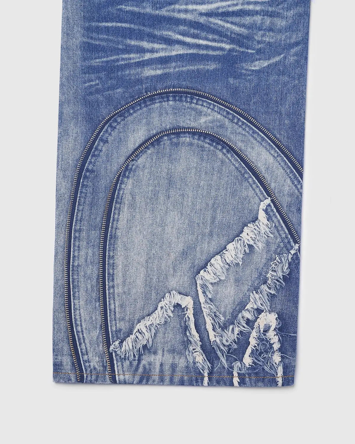 Digital Printing Denim Pants | LCDEGO Streetwear