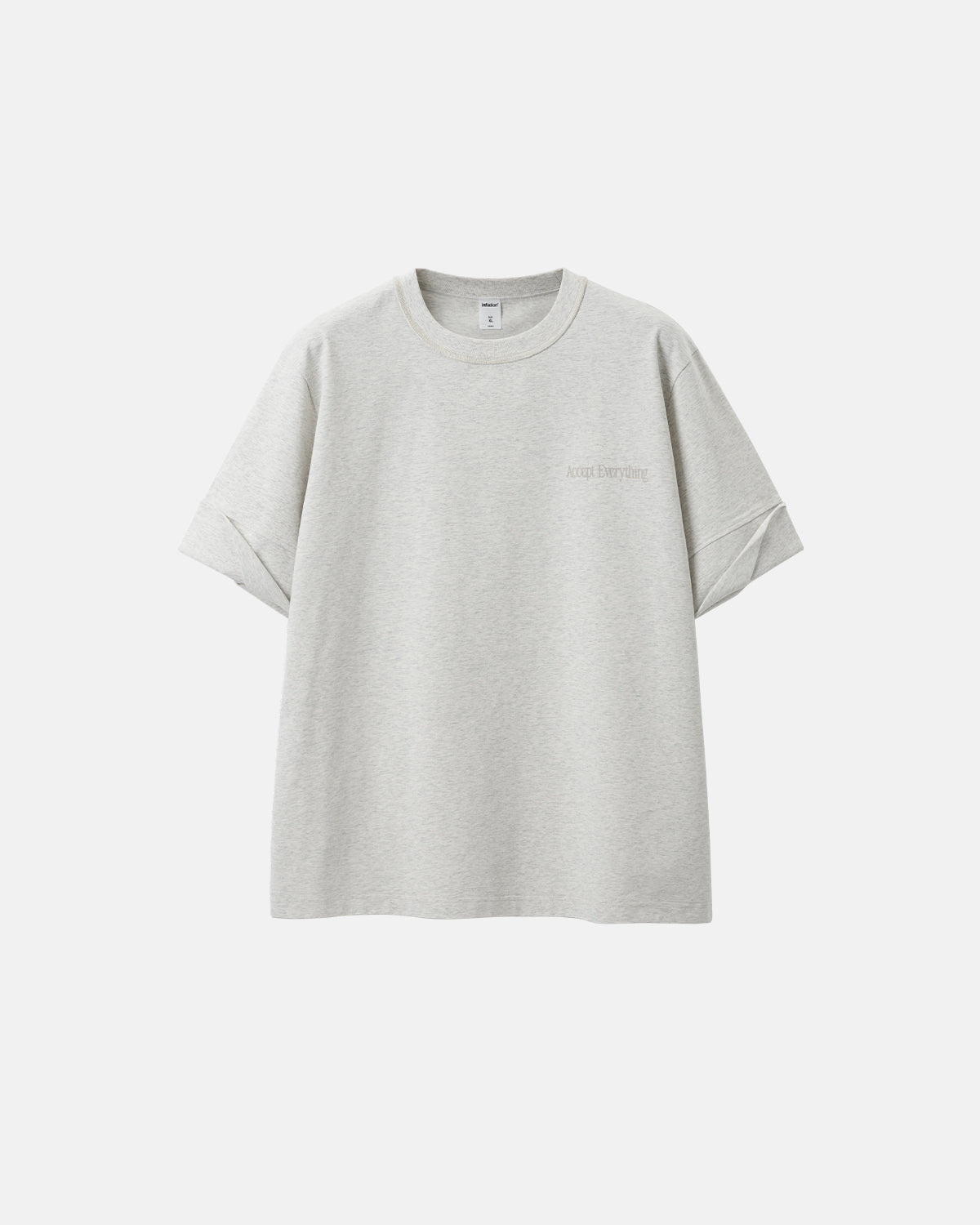 Heavyweight Sleeve-Detail T-shirt | LCDEGO Streetwear