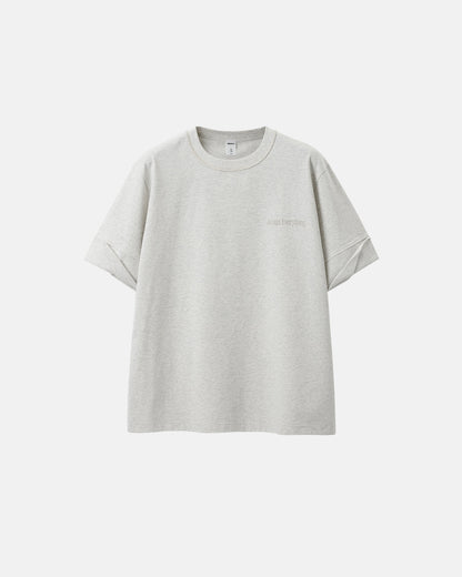 Heavyweight Sleeve-Detail T-shirt | LCDEGO Streetwear