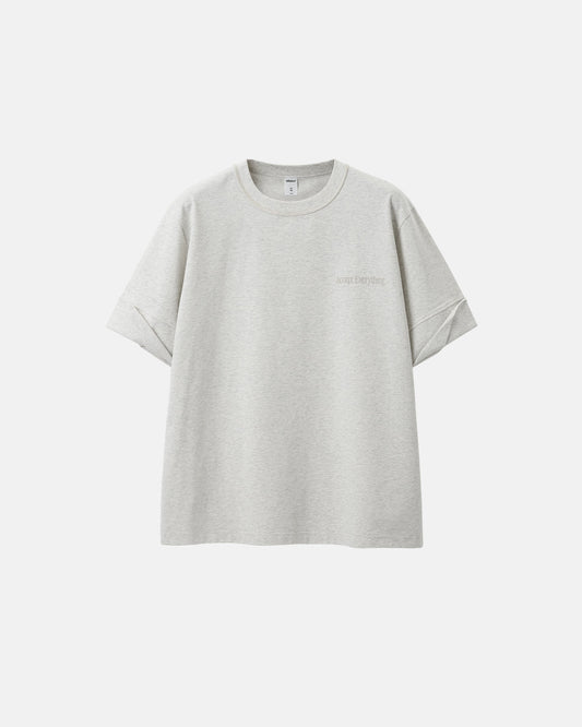 Heavyweight Sleeve-Detail T-shirt | LCDEGO Streetwear