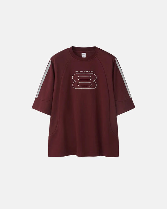 Sporty Patchwork Embroidery Tshirt | LCDEGO Streetwear