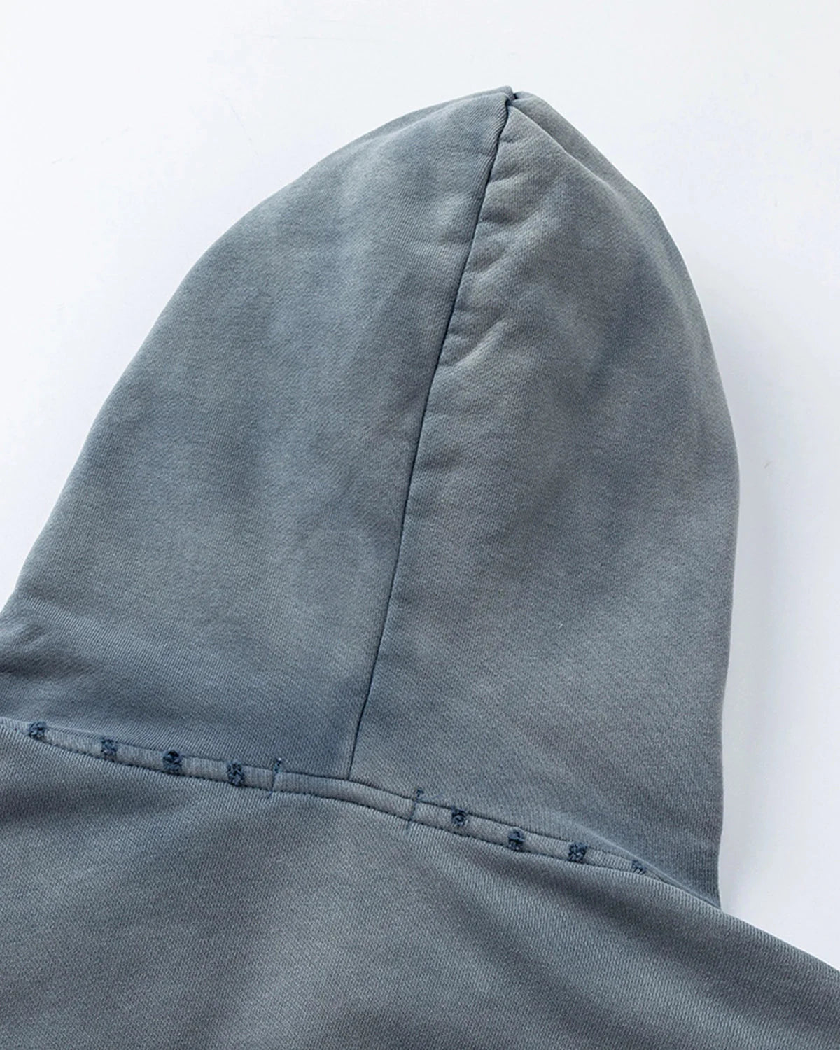 Blue Distressed Acid Wash Zip Up Hoodies | LCDEGO Streetwear
