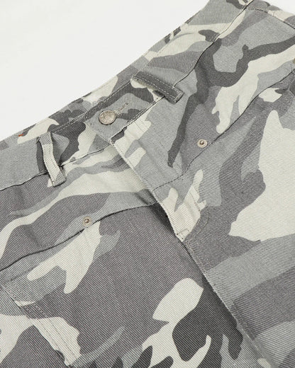 Multi-Pockets Barrel Camouflage Cargo Pants | LCDEGO Streetwear