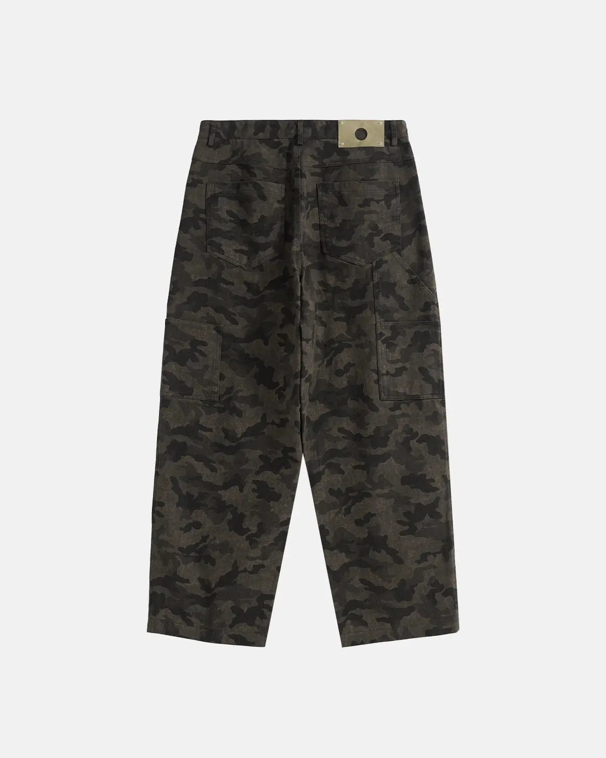 Camo Ripped Cargo Pants | LCDEGO Streetwear