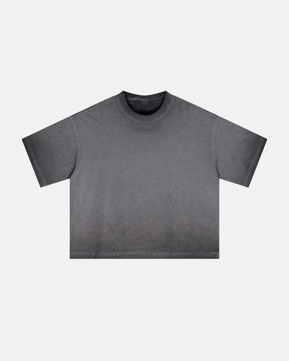 Monkey Washed Dyed Fade Boxy T-Shirt | LCDEGO Streetwear