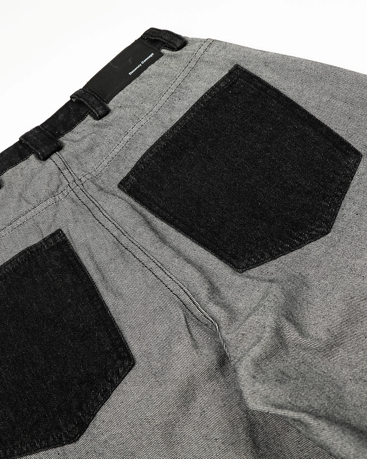 Distressed Reverse Design Baggy Jeans | LCDEGO Streetwear