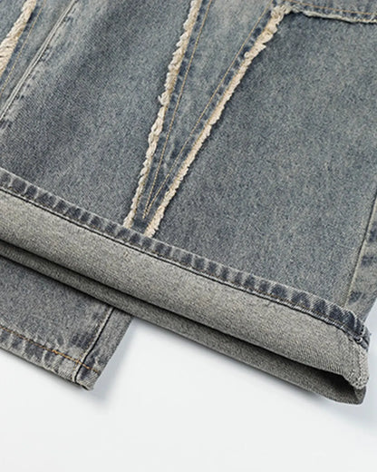 Star Patched Baggy Jeans | LCDEGO Streetwear