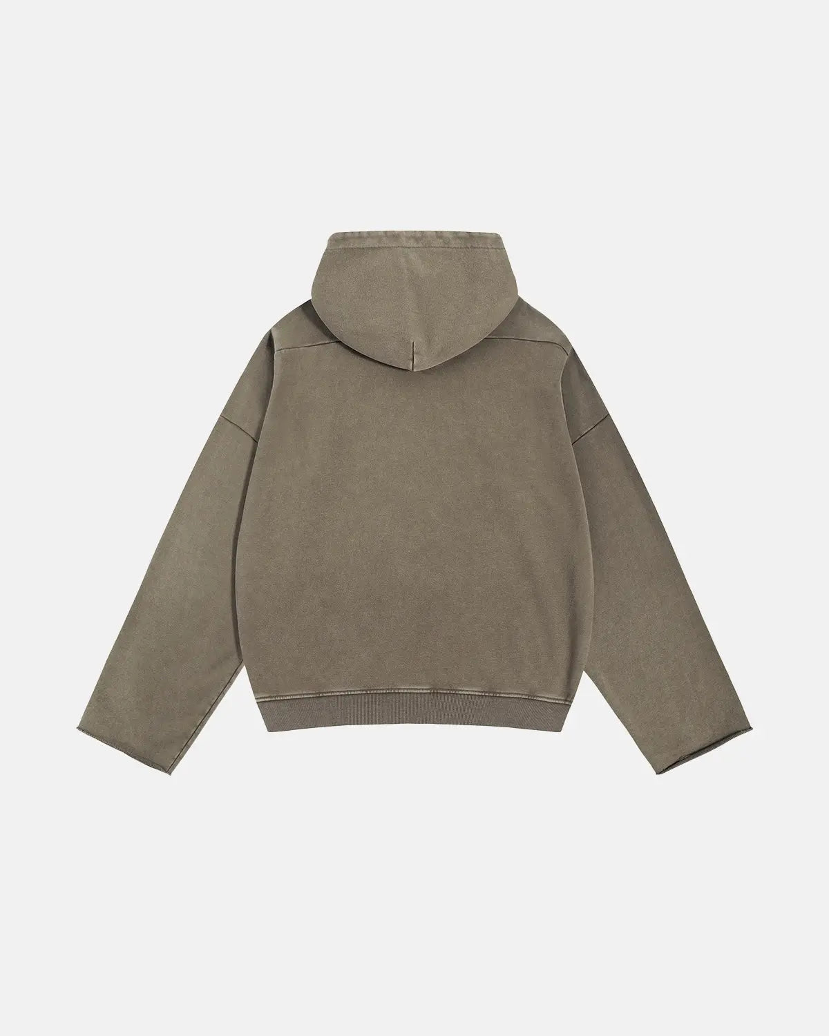 Boxy French Terry Wash Hoodie | LCDEGO Streetwear
