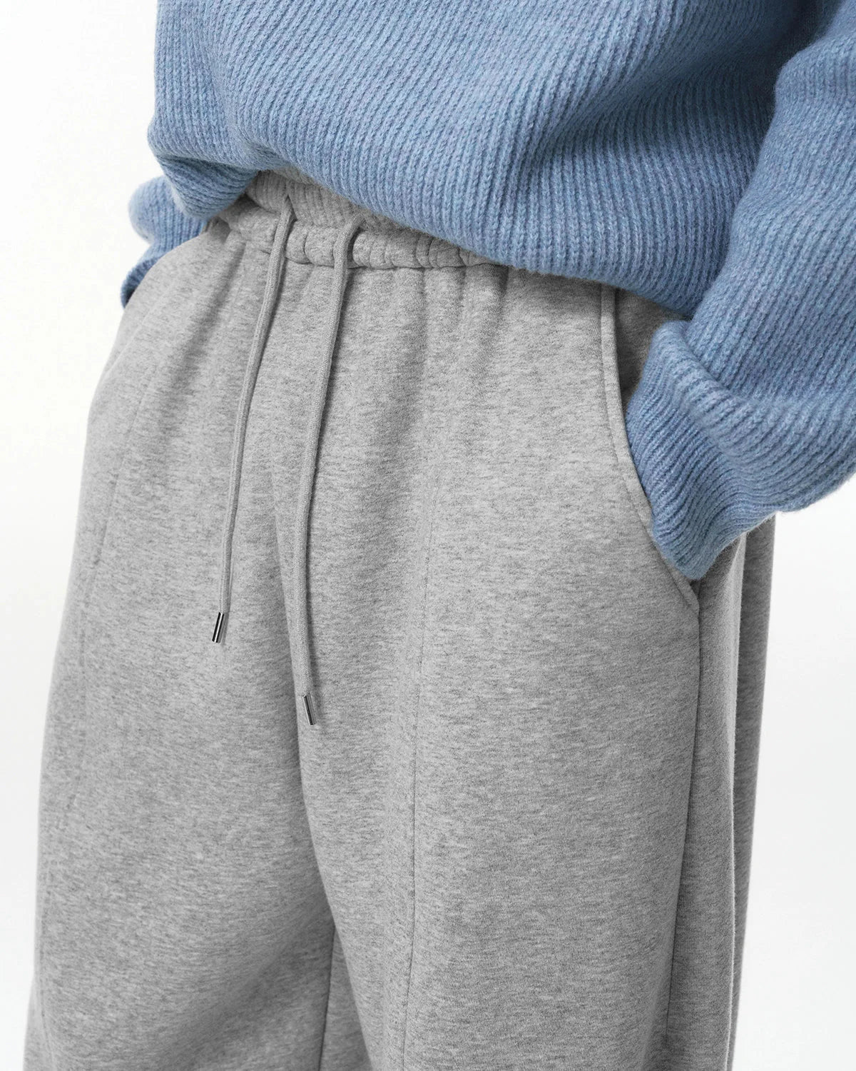 Grey Baggy Jogger Sweatpant | LCDEGO Streetwear