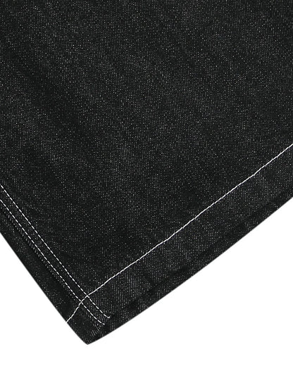 Raw Denim Cargo Longline Shorts | LCDEGO Streetwear