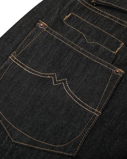 Cinch Back Raw Wide Leg Baggy Jeans | LCDEGO Streetwear