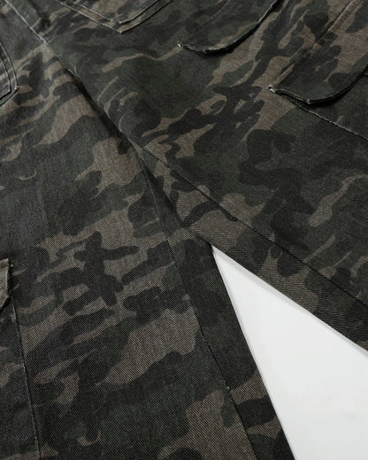 Multi Pockets Camo Cargo Pants | LCDEGO Streetwear