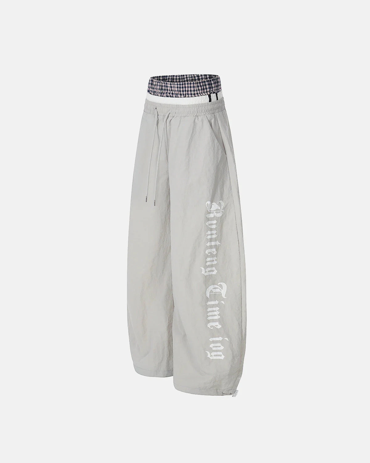 Double Waist Wide Leg Track Pants | LCDEGO Streetwear
