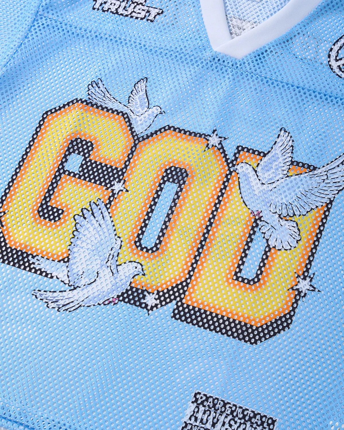 Dove Graphic Mesh Football Jersey | LCDEGO Streetwear