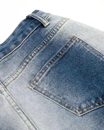 Monkey Wash Baggy Barrel Jeans | LCDEGO Streetwear