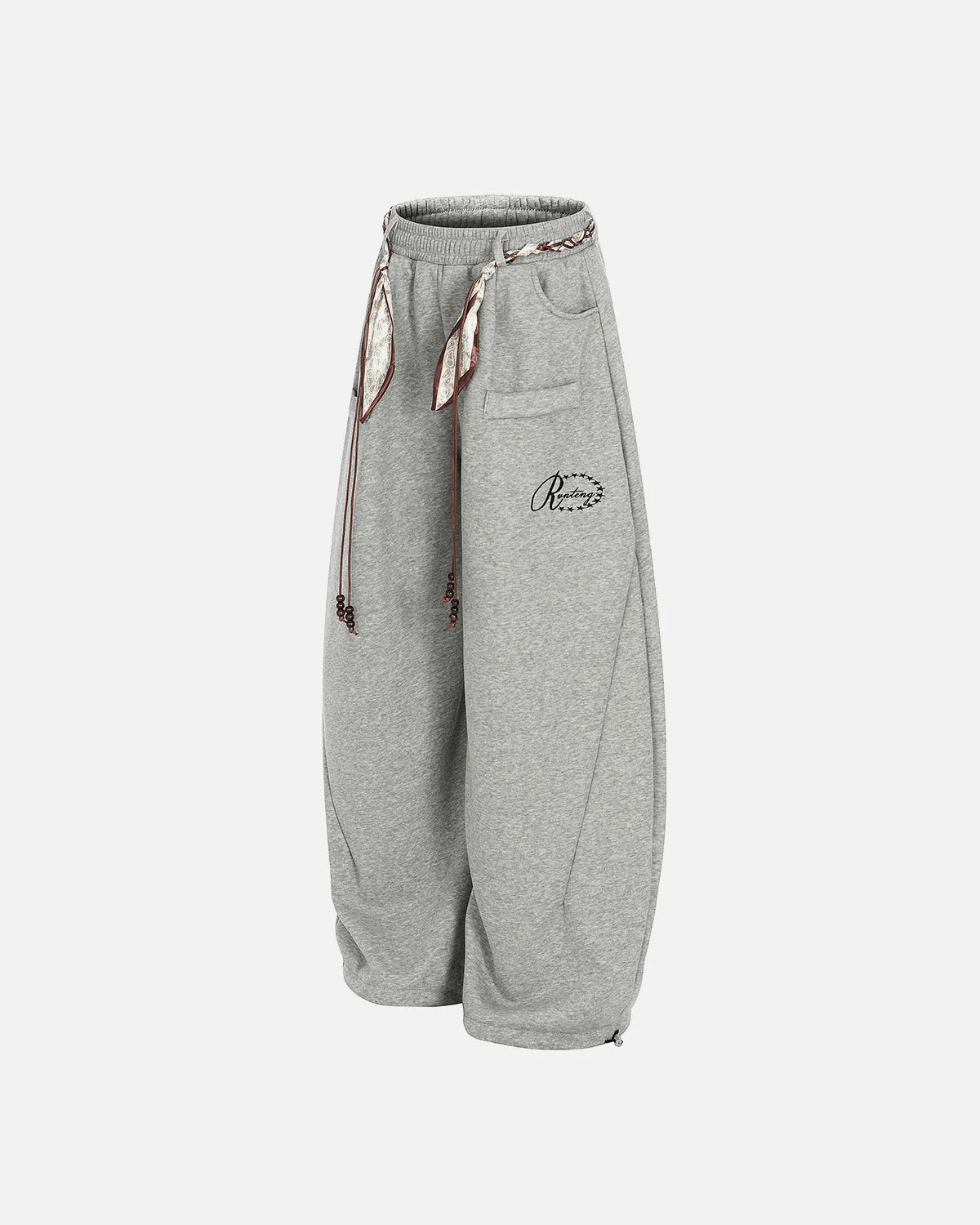 Drawstring Fleece Baggy Joggers | LCDEGO Streetwear