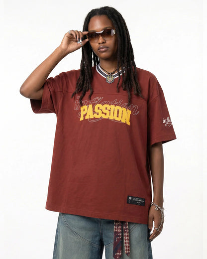 Retro V-Neck Jersey | LCDEGO Streetwear