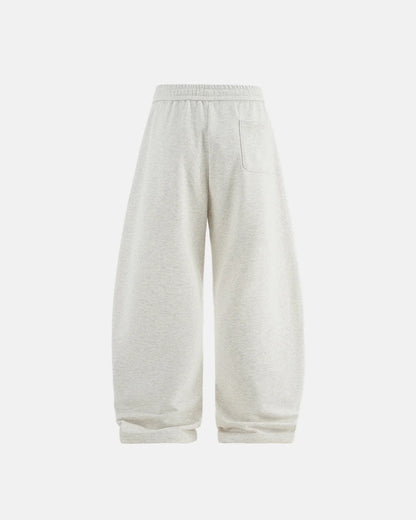 Grey French Terry Barrel Sweatpant | LCDEGO Streetwear