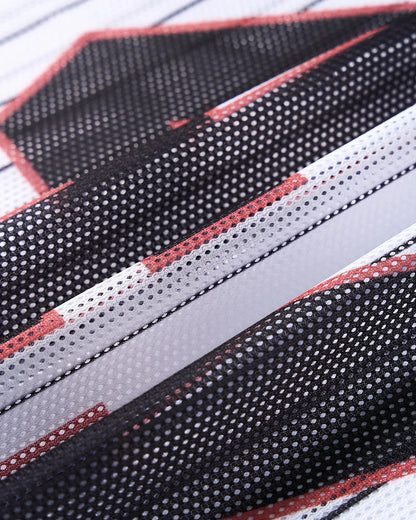 Pinstripe Number Mesh Jersey | LCDEGO Streetwear