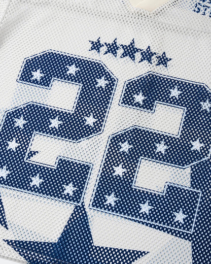Star Graphic Oversized Mesh Jersey | LCDEGO Streetwear