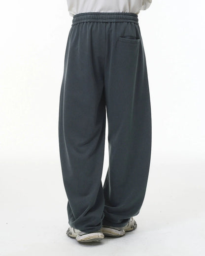 Garment Wash French Terry Straight-leg Sweatpant | LCDEGO Streetwear
