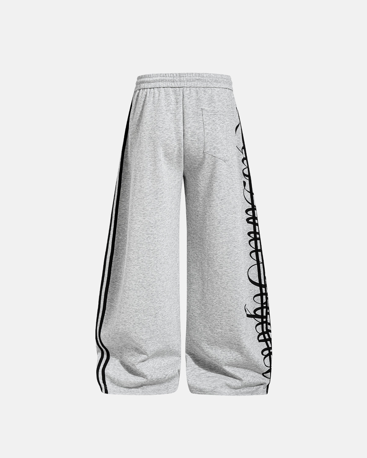 Script Stripe Baggy Sweatpants| LCDEGO Streetwear