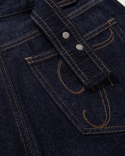 Cinch Back Baggy Denim Jorts | LCDEGO Streetwear