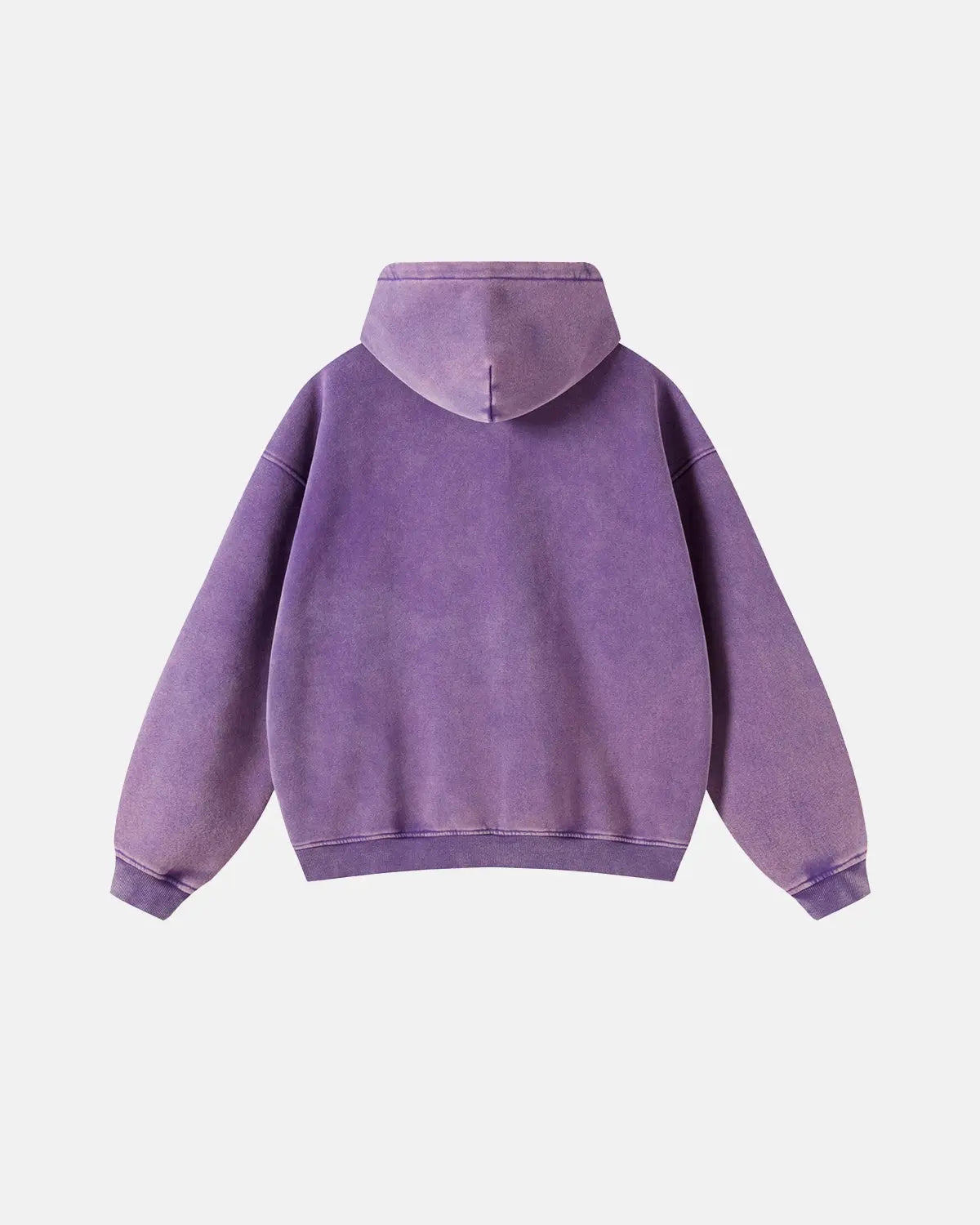 Grey Distressed Acid Wash Zip Up Hoodies | LCDEGO Streetwear