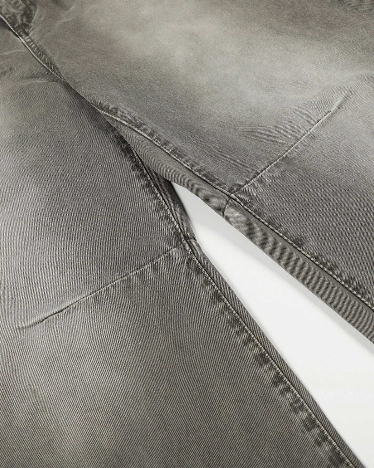 Grey Distressed Baggy Denim Pants | LCDEGO Streetwear