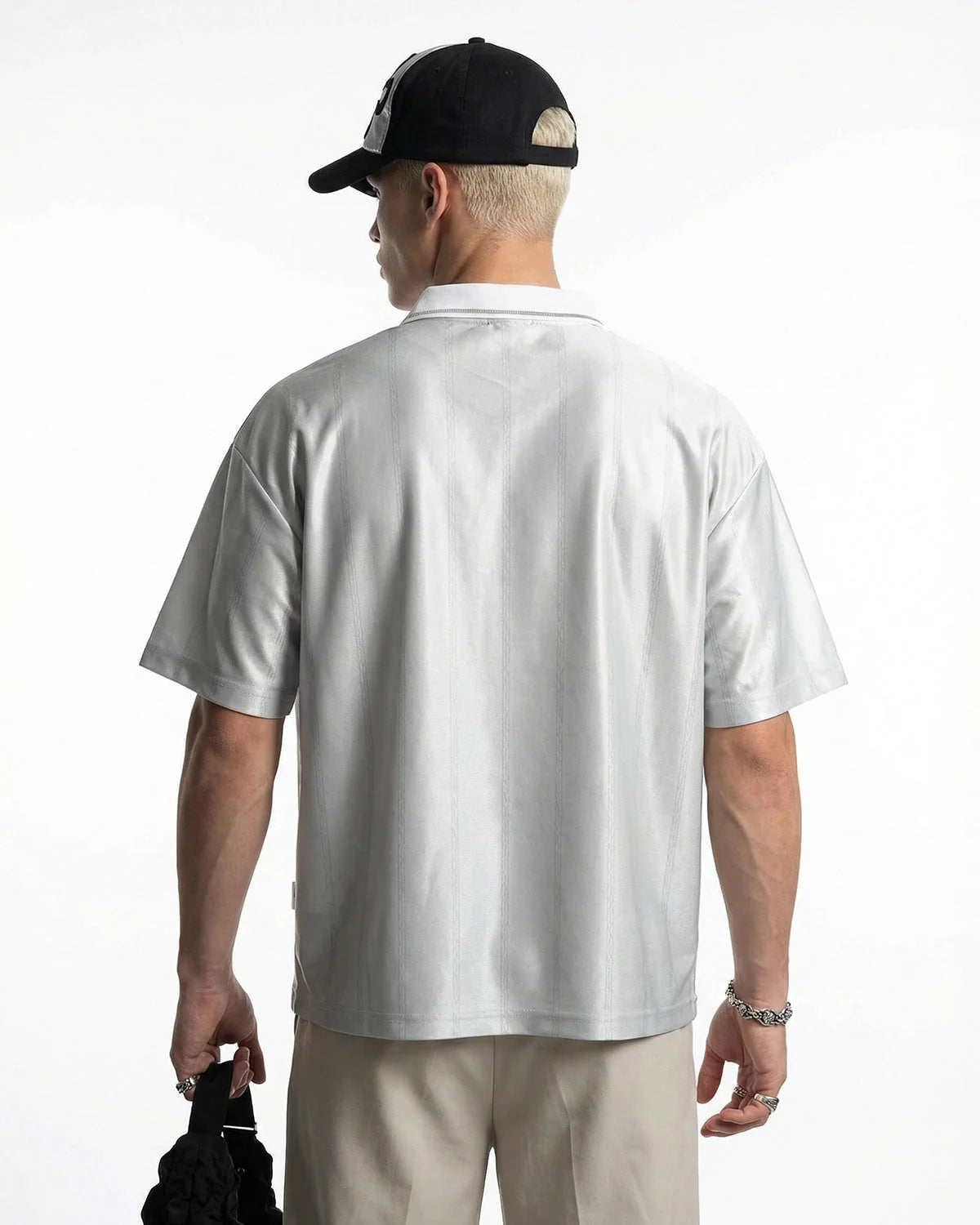 Vintage Striped Polo Jersey | LCDEGO Streetwear