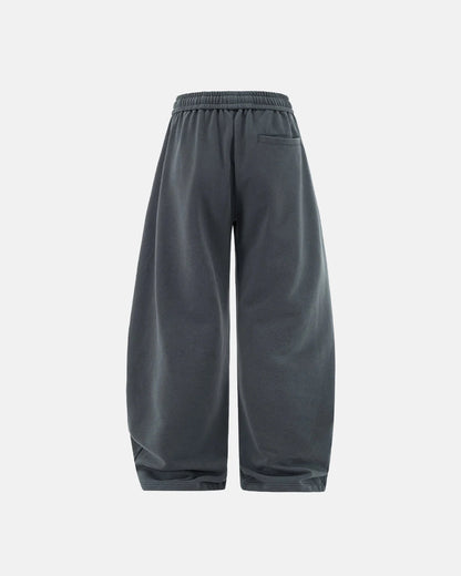 Garment Wash French Terry Straight-leg Sweatpant | LCDEGO Streetwear