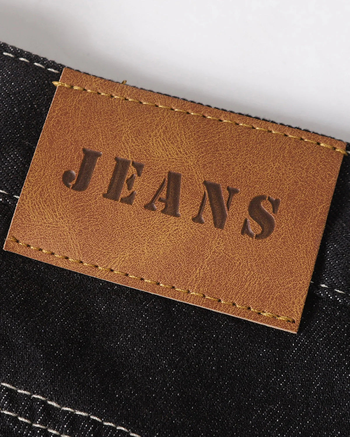 Contrast Stitch Barrel Jeans | LCDEGO Streetwear